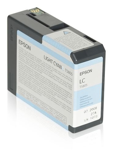 Epson Stylus Pro-3800/3880 Cartucho Cian claro (80ml) , Epson , EPSC13T580500 , 10343858817